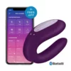 Double Joy Violet Satisfyer Partner Stimulateur Connecté Pour Couple