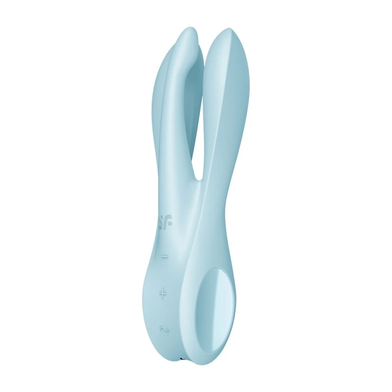 Satisfyer Threesome 1 Bleu Stimulateur Clitoridien 2 Satisfyer Threesome 1 Bleu Stimulateur Clitoridien – Image 2