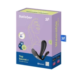 Satisfyer Top Secret + Noir Vibromasseur Connecté -SexToys Soldes 2023 satisfyer vibromasseur connecte top secret noir 3
