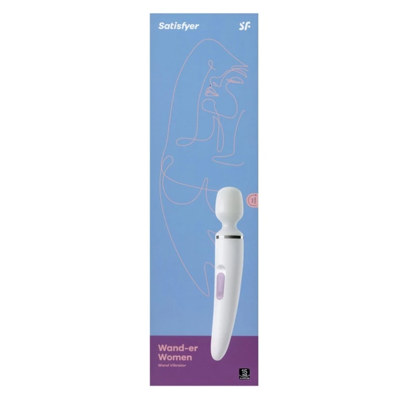 Vibromasseur Wand Satisfyer Wand-er Women Blanc 6 Vibromasseur Wand Satisfyer Wand-er Women Blanc – Image 6