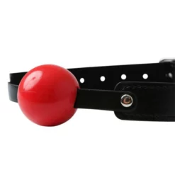 Sex & Mischief Baillon Boule Rouge Ferme -SexToys Soldes 2023 sex mischief solid red ball gag 3