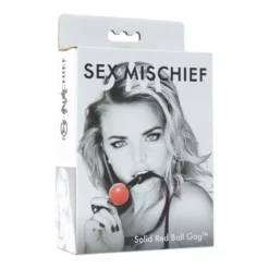 Sex & Mischief Baillon Boule Rouge Ferme -SexToys Soldes 2023 sex mischief solid red ball gag 5