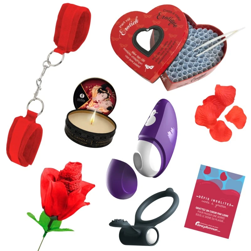 SexyAvenue Pack Saint-Valentin Pour Couple Hétérosexuel 1 SexyAvenue Pack Saint-Valentin Pour Couple Hétérosexuel