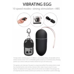 Shots Toys Oeuf Vibrant Télécommandé Vibrating Egg Large Noir -SexToys Soldes 2023 shots toys vibrating egg large noir 4