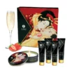 Shunga Kit Secrets De Geisha Vin Pétillant à La Fraise