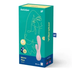 Mono Flex Rose Satisfyer Vibromasseur Rabbit Connecté -SexToys Soldes 2023 vibromasseur rabbit satisfyer mono flex 4