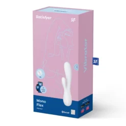 Mono Flex Blanc Satisfyer Vibromasseur Rabbit Connecté -SexToys Soldes 2023 vibromasseur rabbit satisfyer mono flex blanc 4