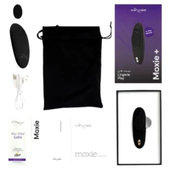 We-Vibe Moxie+ Noir Culotte Vibrante Connectée -SexToys Soldes 2023 we vibe moxie plus culotte vibrante noir 5