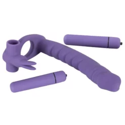 You 2 Toys Anneau Vibrant & Gode Ceinture Los Analos Double Delight -SexToys Soldes 2023 you 2 toys los analos double delight 2